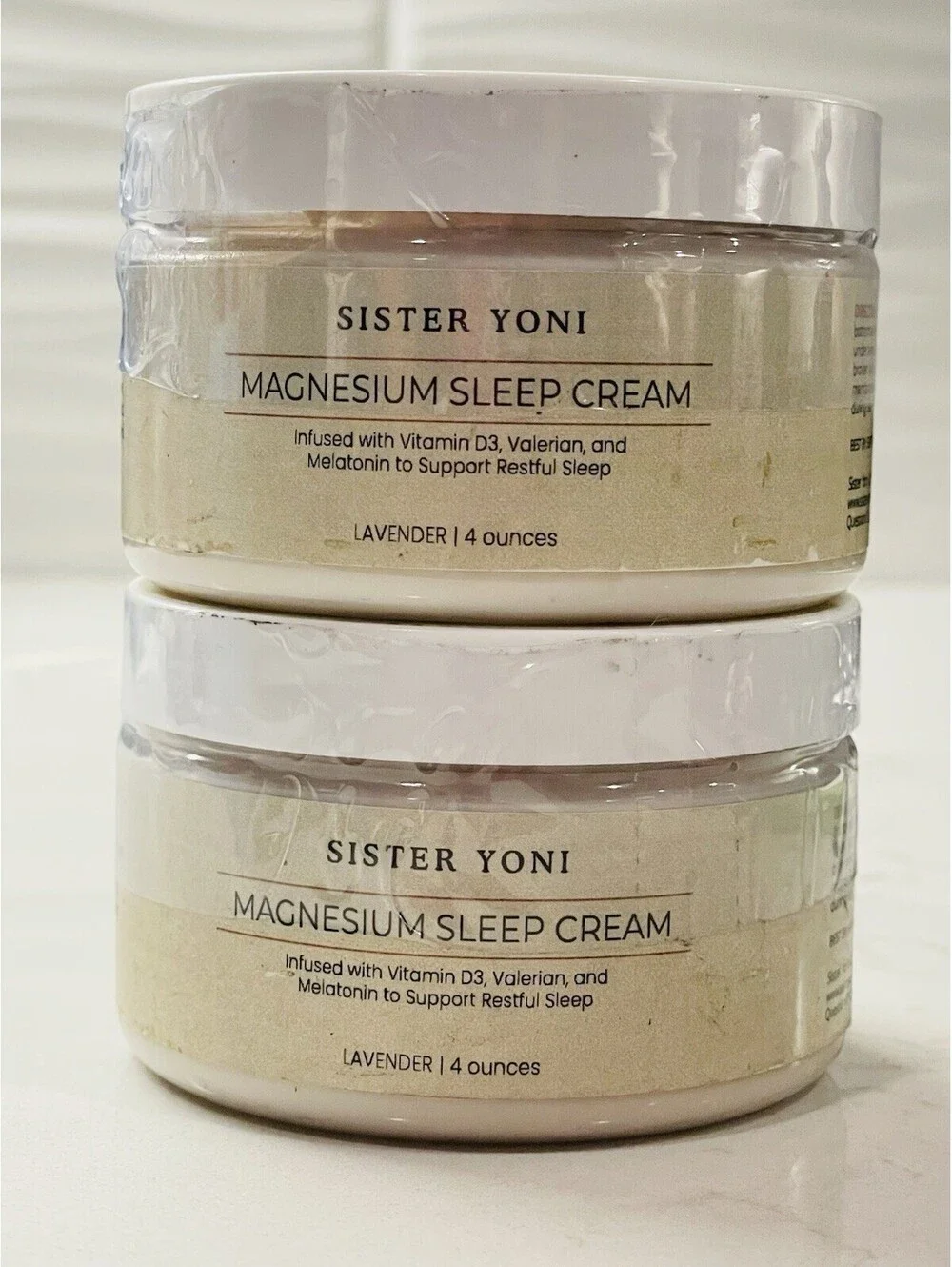 Sister Yoni Magnesium Sleep Cream  -2 Bottles